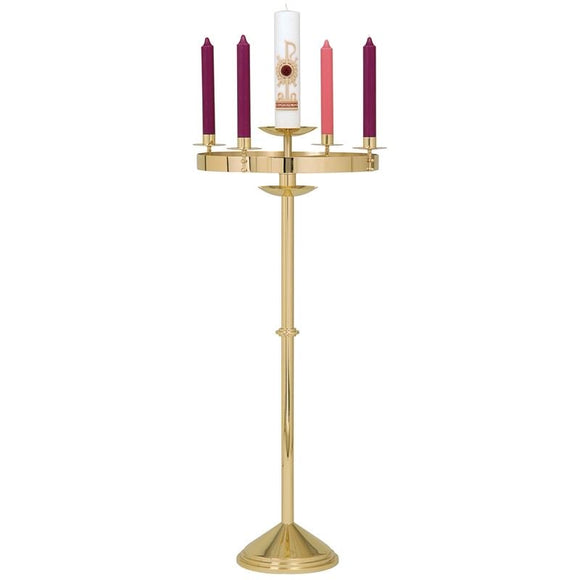 k-556 Combination Advent Wreath and Paschal Candlestick-