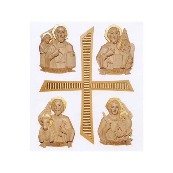 Four Evangelists With Cross