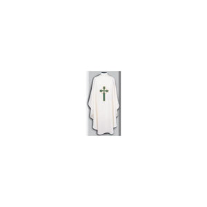 Beau Veste 872 Celtic Cross Design - Chasuble  Off White  Embroidered Front Only