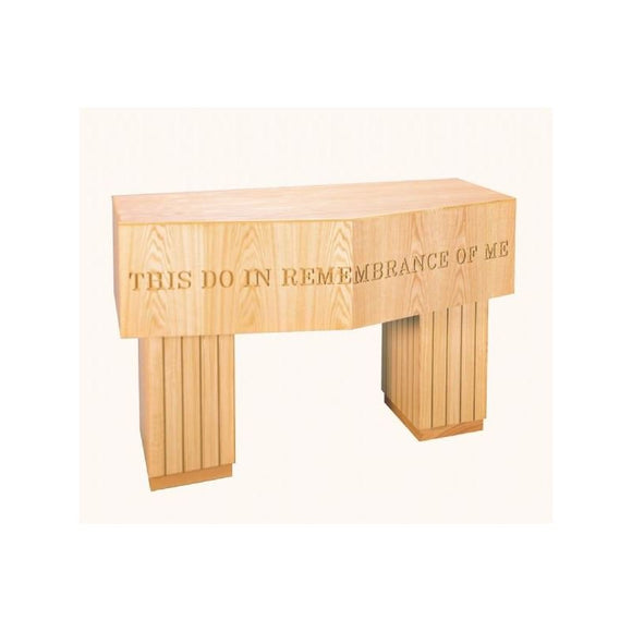 COMMUNION TABLE WITH LETTERING,COMMUNION TABLE WITH LETTERING