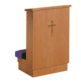 PRIE DIEU,WOOD KNEELER and ARMREST,Woerner Wood Stain Colors