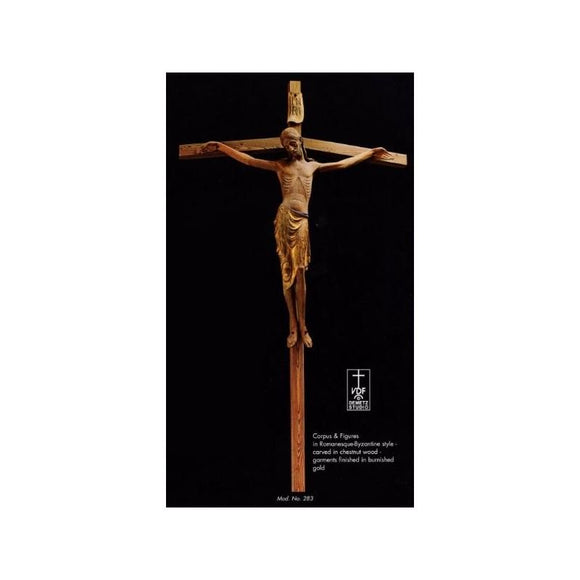 Crucifix - Wood Carved