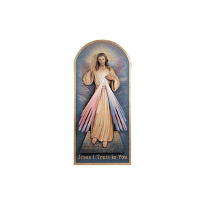 100-49A Jesus Divine Mercy - based on a Wood Carving