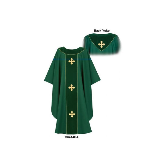 G6414HA Chasuble  Design on Front and Back