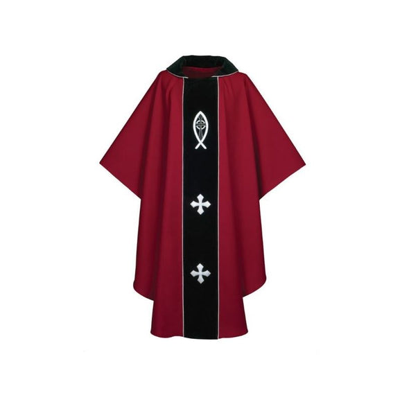 G7074 Chasuble  Design on Front and Back