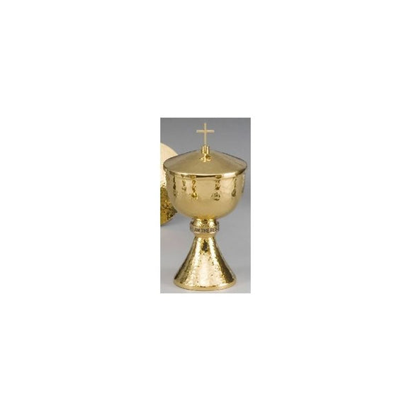 Ziegler | Style 495 | Ciborium ONLY | Round Hammered Gold Finish