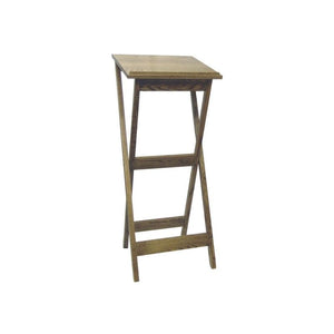 PORTABLE LECTERN,WOOD TOP