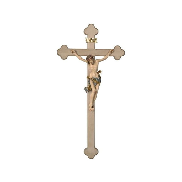 705000 Crucifix Leonardo - Wood Carved Cross Color Dark