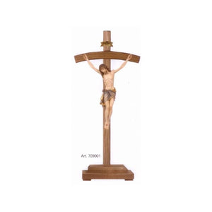 709001 Crucifix Siena Standing Curved