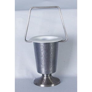 Ziegler | Style 723 | Holy Water Bucket | Hammered Oxidized Silver Finish | Lent and Easter