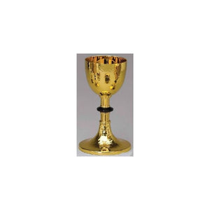 Ziegler |Chalice ONLY | Style 480E Round Hammered Polished Gold Finish