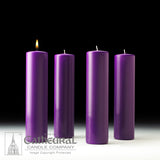 Advent Candle Set Stearine Pillar 3" x 12"