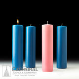 Advent Candle Set Stearine Pillar 3" x 8"