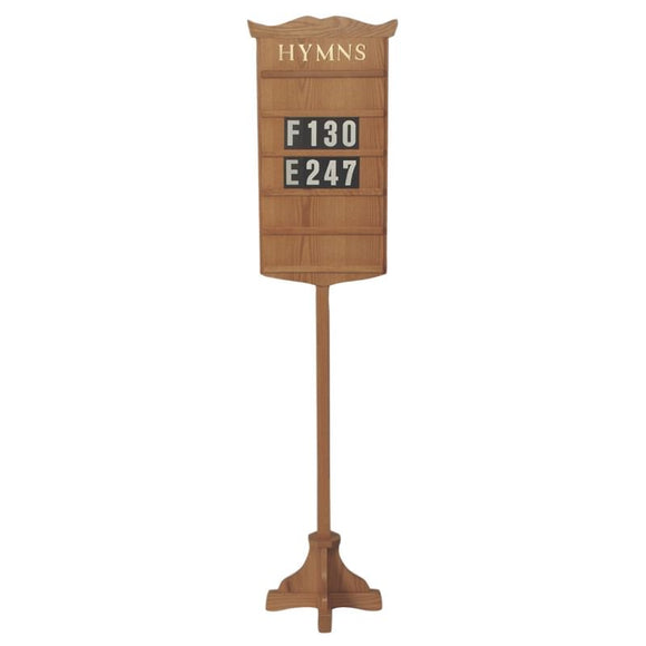 HYMNBOARD,STANDING (carton-1)