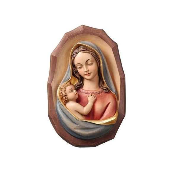 191000 Wall Madonna with Child Statue