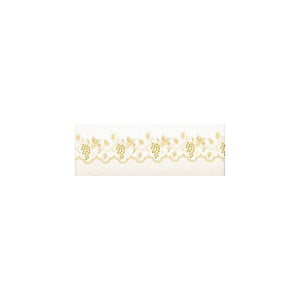 GOLD EMBROIDERED 100% POLY