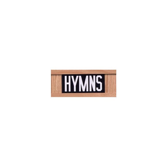 TS100325B Hymn Board Letter sets