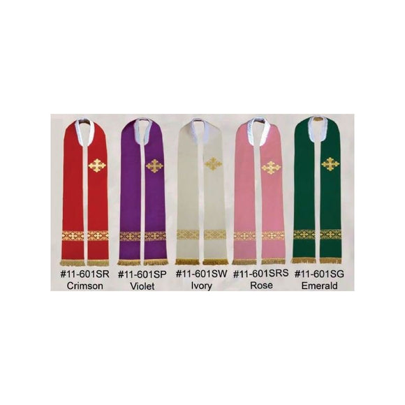11-601S Overlay Stole (Inspired by Pope Francis)