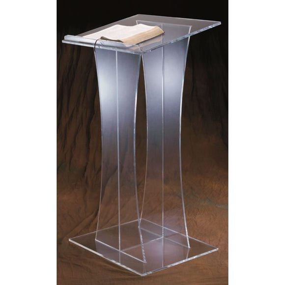 LECTERN WITH SHELF,Woerner Wood Stain Colors